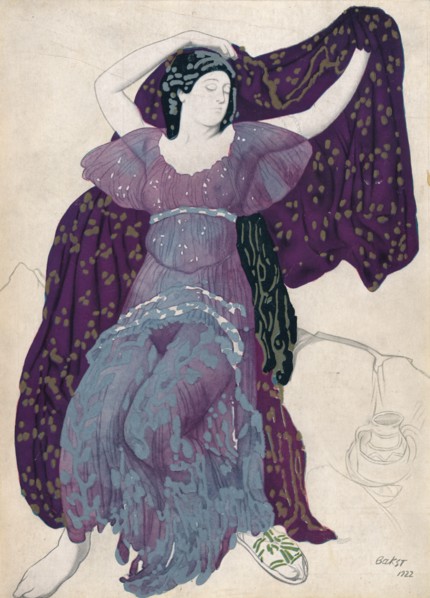 'Echo Abandonnée', 1922, (1923). Artist: Leon Bakst.