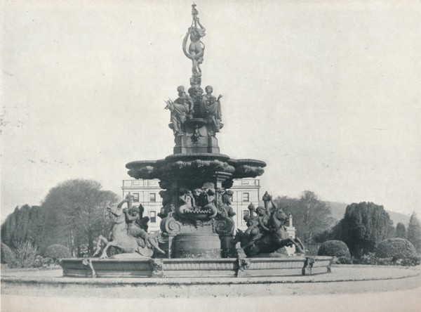'Fountain at Curraghmore, The Seat of the Most Hon. the Marquess of Waterford', c1915. Artist: Leonard Willoughby.