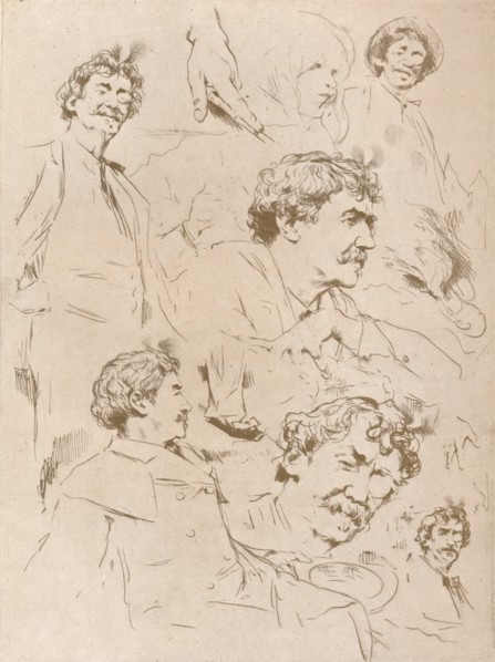 'Portrait Studies', c1880, (1904). Artist: Mortimer L Menpes.