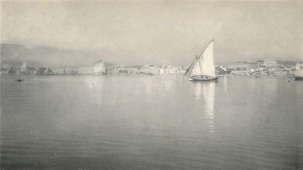 'In the Harbour, Palma, Majorca', c1927, (1927). Artist: Reginald Belfield.