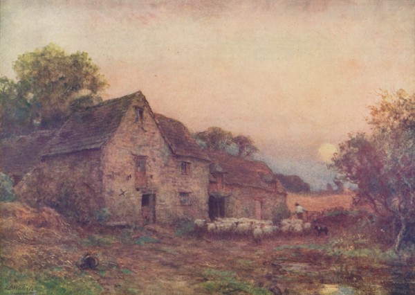'The Harvest Moon', c1897, (1914). Artist: Sir Ernest Albert Waterlow.