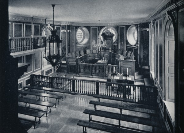 'The General Court at the Capitol of Williamsburg', c1938. Artist: Unknown.