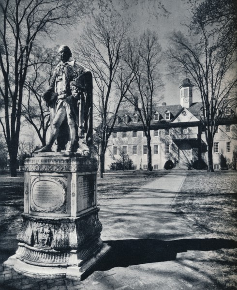'The College of William and Mary', c1938. Artist: Unknown.