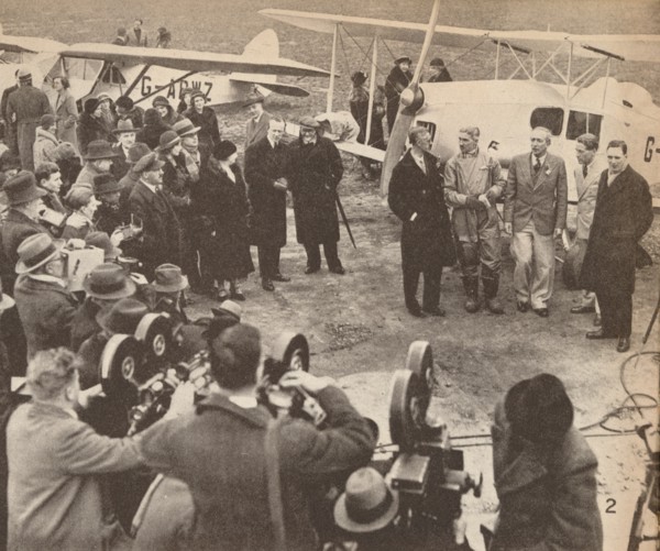 'Members of the Expedition at Heston Airport, February, 17, 1933, just before leaving for India', c1 Artist: Unknown.