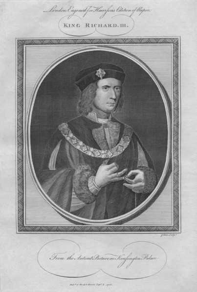 King Richard III, 1786.  Artist: Anon.