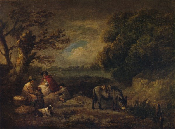 'Gipsies resting with Donkey', 1795. Artist: George Morland.