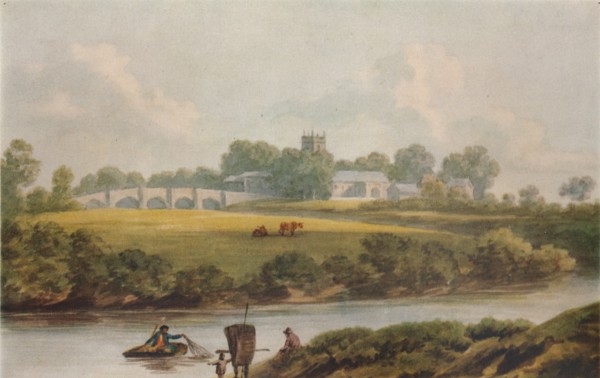 'Bangor Is-y-Coed, Denbighshire', c1795. Artist: John Warwick Smith.