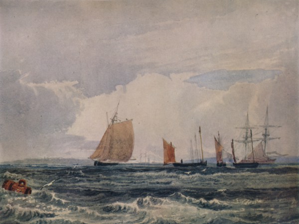'Off Plymouth', c1827. Artist: Samuel Prout.