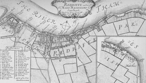 'A Plan of Rotherhithe', 1755, (1912). Artists: Unknown, John Stow.