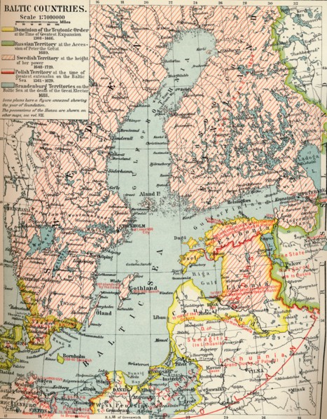 'Baltic Countries', c1907, (1907). Artist: Unknown.