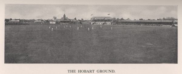 The Hobart Cricket Ground, Tasmania, Australia, 1912. Artist: The Sydney Daily Telegraph.