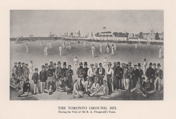 The Toronto Cricket Ground, 1872 (1912). Artist: Unknown.