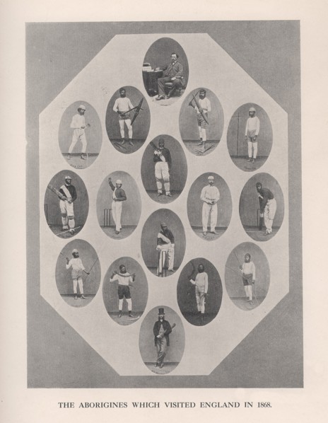 'The Aborigines which visited England in 1868', 1912.  Artist: Unknown.