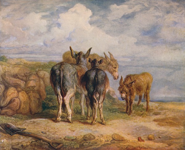 'Donkeys', c1831 (1904). Artist: James Ward.
