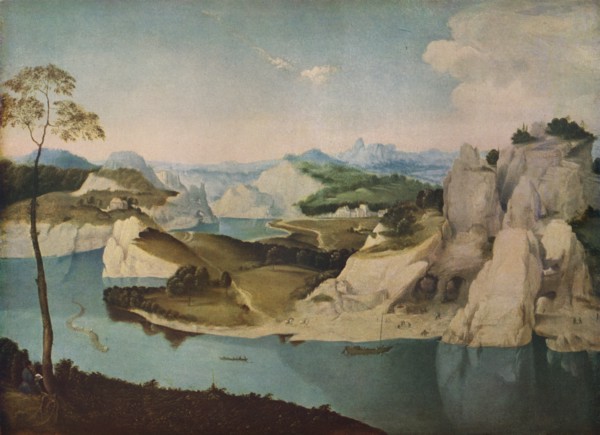 'Landscape: a River among Mountains', c1600. Artist: Unknown.