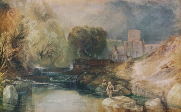 'Brinkburn Priory, Northumberland', c1830. Artist: JMW Turner.