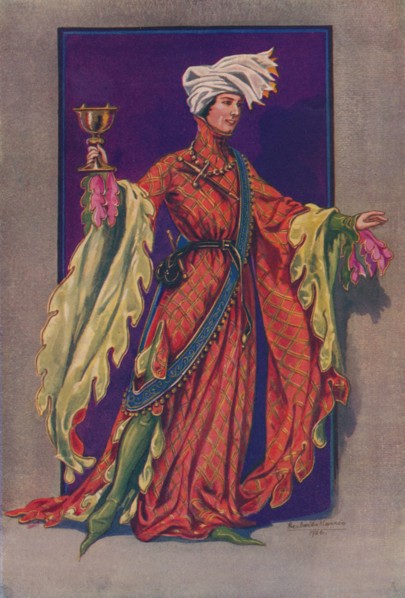 'A Nobleman. End of Fourteenth Century', 1926. Artist: Herbert Norris.