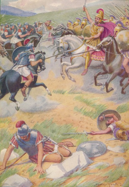 'The armour of Pyrrhus was richer and more beautiful than that of his soldiers', c1912 (1912). Creator: Ernest Dudley Heath.
