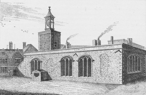 Chapel Royal of St Peter ad Vincula, overlooking Tower Green, London, c1737 (1904). Artist: Unknown.