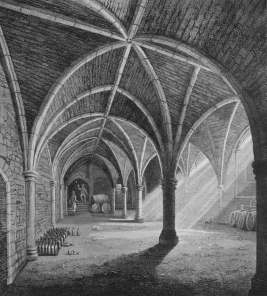 South-west view of Gerrard's Hall, London, c1834 (1906). Artist: Unknown.