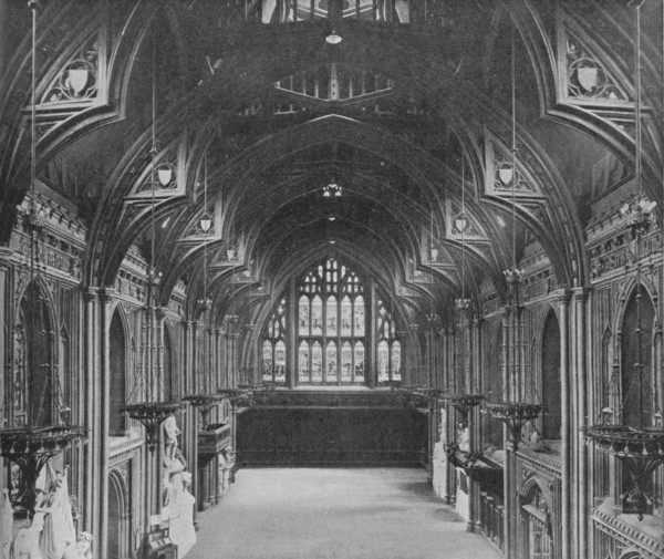 Interior of the Guildhall, City of London, c1904 (1906). Artist: Photochrom Co Ltd of London.