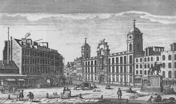 Northumberland House, Charing Cross, Westminster, c1753 (1911).  Artist: Thomas Bowles.
