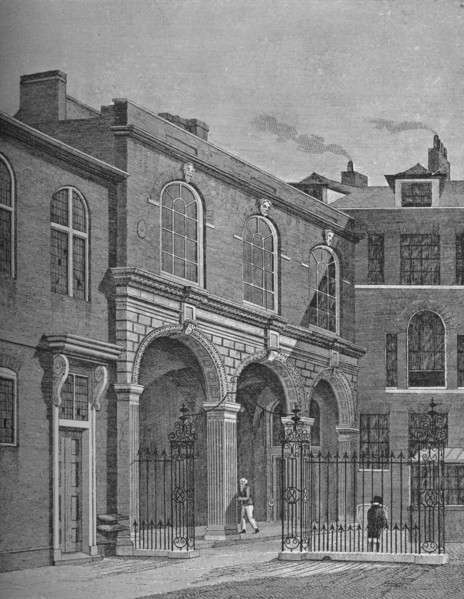 Salters' Hall, City of London, 1822 (1911). Artist: Thomas Hosmer Shepherd.