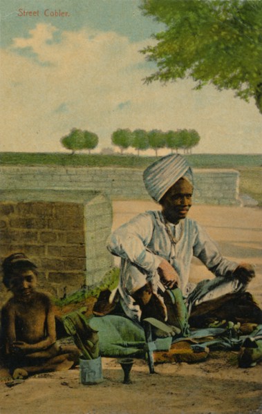 'Street Cobler', c1900. Artist: Unknown.