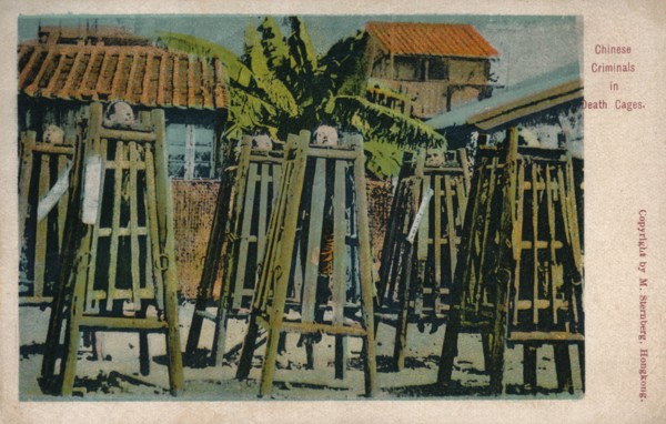 'Chinese Criminals in Death Cages', c1900. Artist: Unknown.