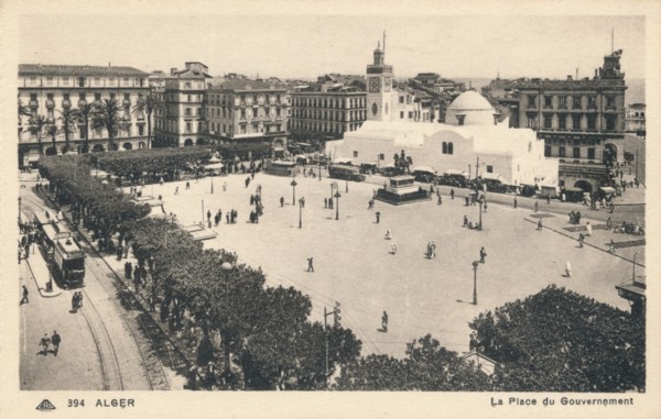 'Alger -  La Place du Gouvernement', c1900 . Artist: Unknown.