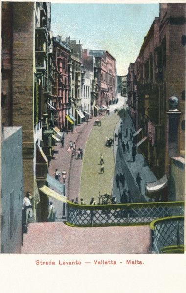 'Strada Levante - Valletta - Malta', c1900. Artist: Unknown.
