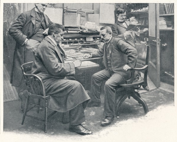 In the Deputy Consul-General's office at the American Consulate, London, c1903 (1903). Artist: Unknown.