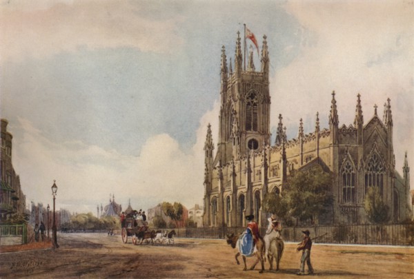 'St. Peter's Church, Brighton', 1840, (1938). Artist: Frederick William Woledge.