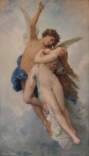 'Cupid and Psyche', 1889, (1938). Artist: William-Adolphe Bouguereau.