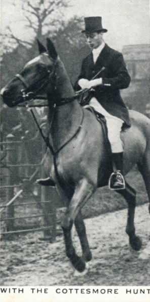 'With the Cottesmore Hunt', c1927 (1937). Artist: Unknown.
