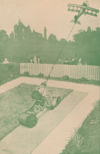 'A Hint to the Airman Home on Leave', c1918 (1919). Artist: W Heath Robinson.