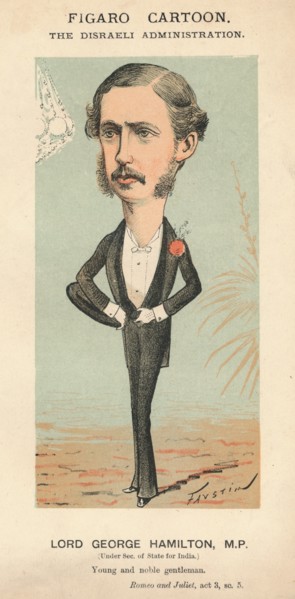 'Lord George Hamilton, M.P.', c1870. Artist: Faustin.