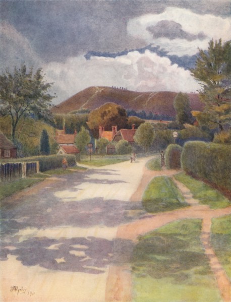 'Ewehurst Village', 1911, (1914). Artist: James S Ogilvy.