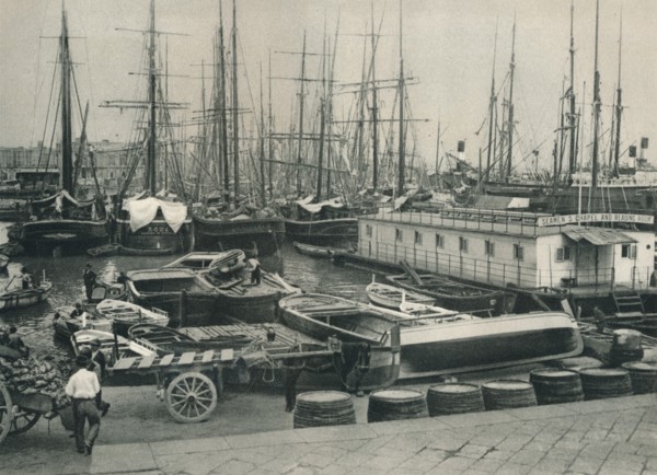 Port of Naples, Italy, 1927. Artist: Eugen Poppel.