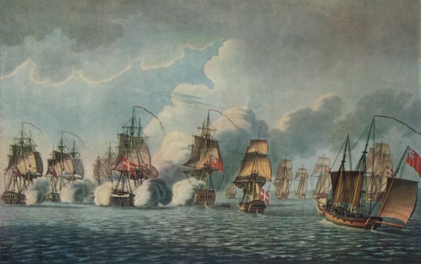 'Capture of the Freja', c1805. Artist: Unknown.