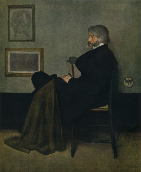 'Arrangement in Grey and Black, No.2: Thomas Carlyle', c1872. Artist: James Abbott McNeill Whistler.