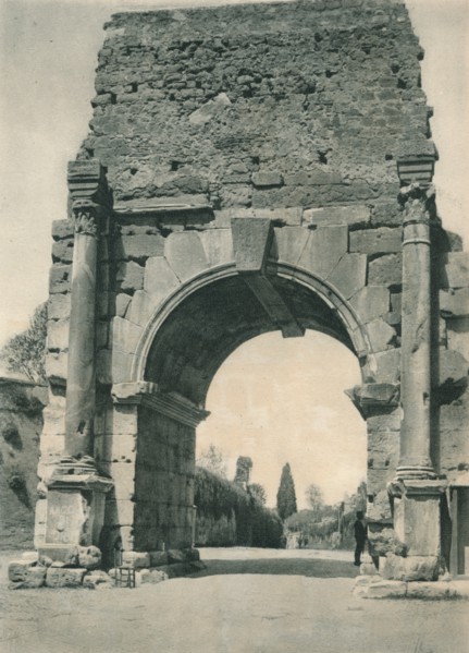 The Arch of Drusus, Rome, c1926 (1927). Artist: Eugen Poppel.