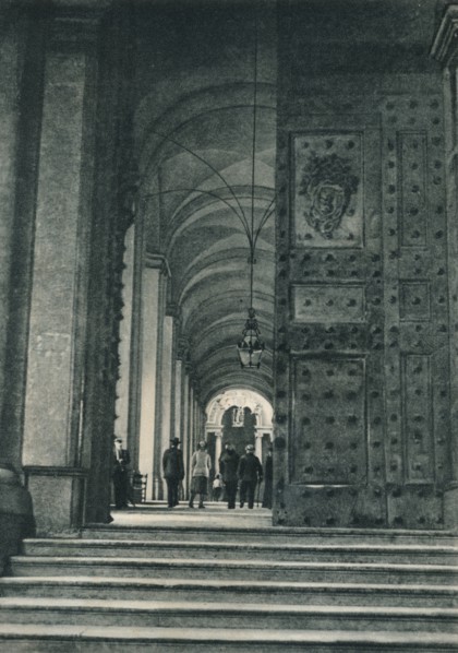Entrance of the Vatican from St Peter's Square, Rome, Italy, 1927. Artist: Eugen Poppel.