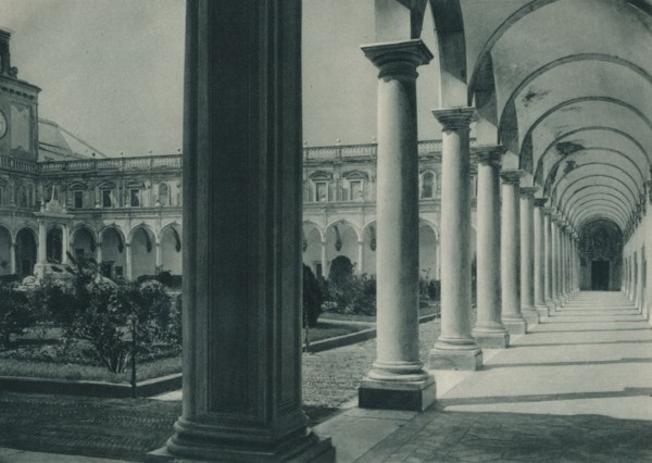 Cloisters in the Monastery of San Martino, near Naples, Italy, 1927. Artist: Eugen Poppel.