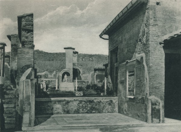Street ascending to the forum, Pompeii, Italy, 1927. Creator: Eugen Poppel.