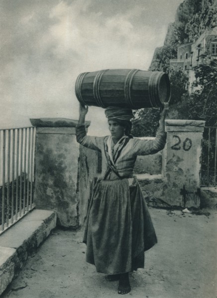 Water-bearer, Capri, Italy, 1927. Artist: Eugen Poppel.