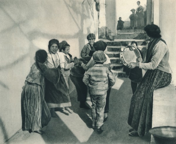 Tarantella, Capri, Italy, 1927. Artist: Eugen Poppel.