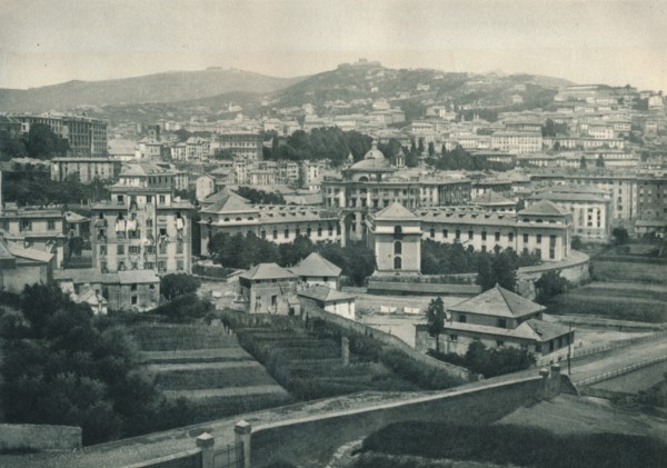 View of Genoa, Italy, 1927. Artist: Eugen Poppel.