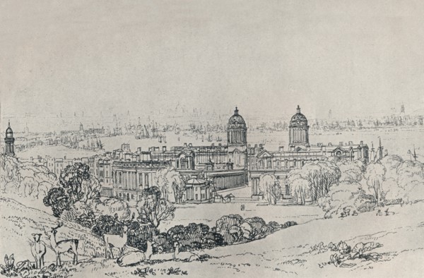 'London from Greenwich Park', c1809, (1923). Artist: JMW Turner.