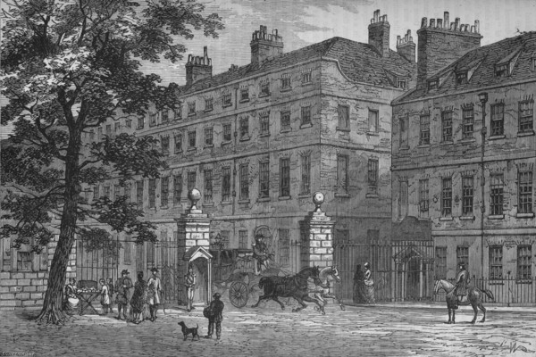 Storey's Gate, St James's Park, Westminster, London, c1820 (1878). Artist: Unknown.